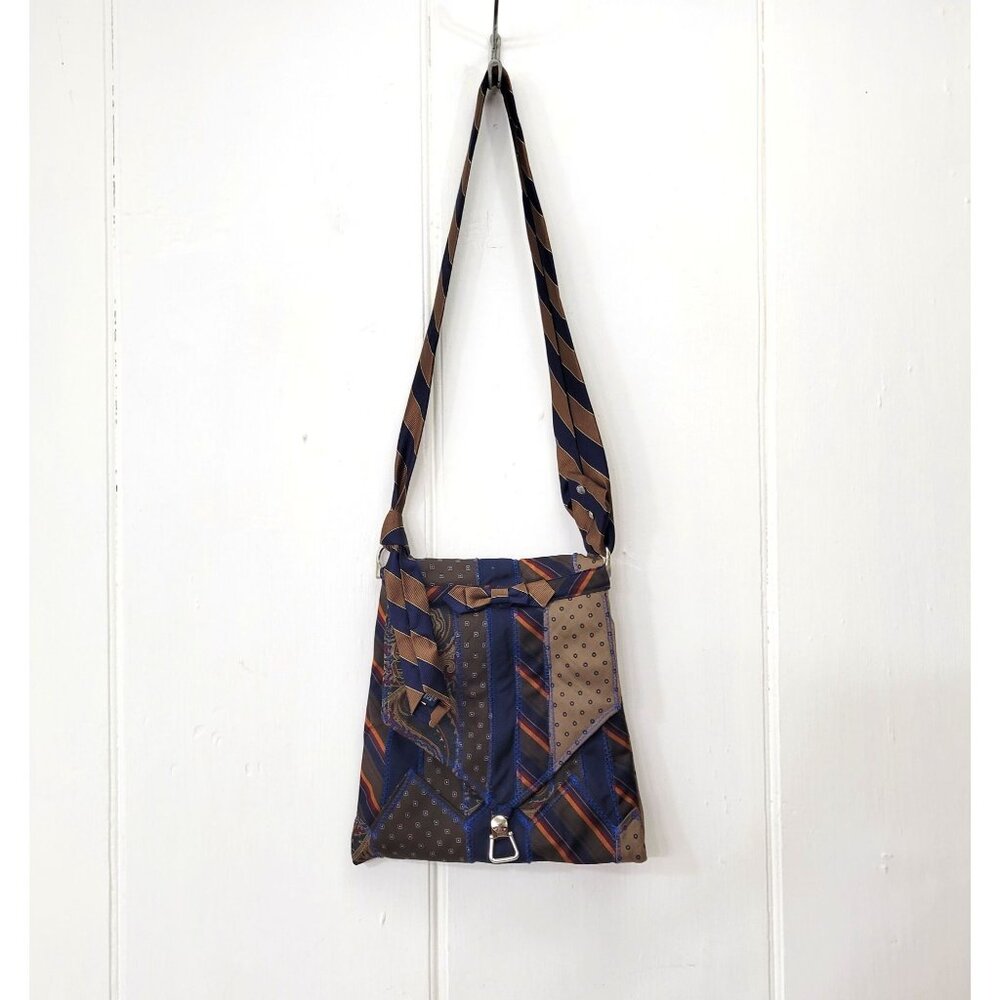 Handcrafted Alice Obie Original Shoulder Bag Patchwork Design With Adjustable St - Picture 8 of 9